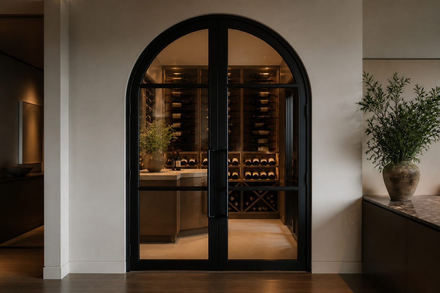 VLX 100 Arched / Custom Door in Miami Gardens, FL | TruePane Windows & Doors - detail 3
