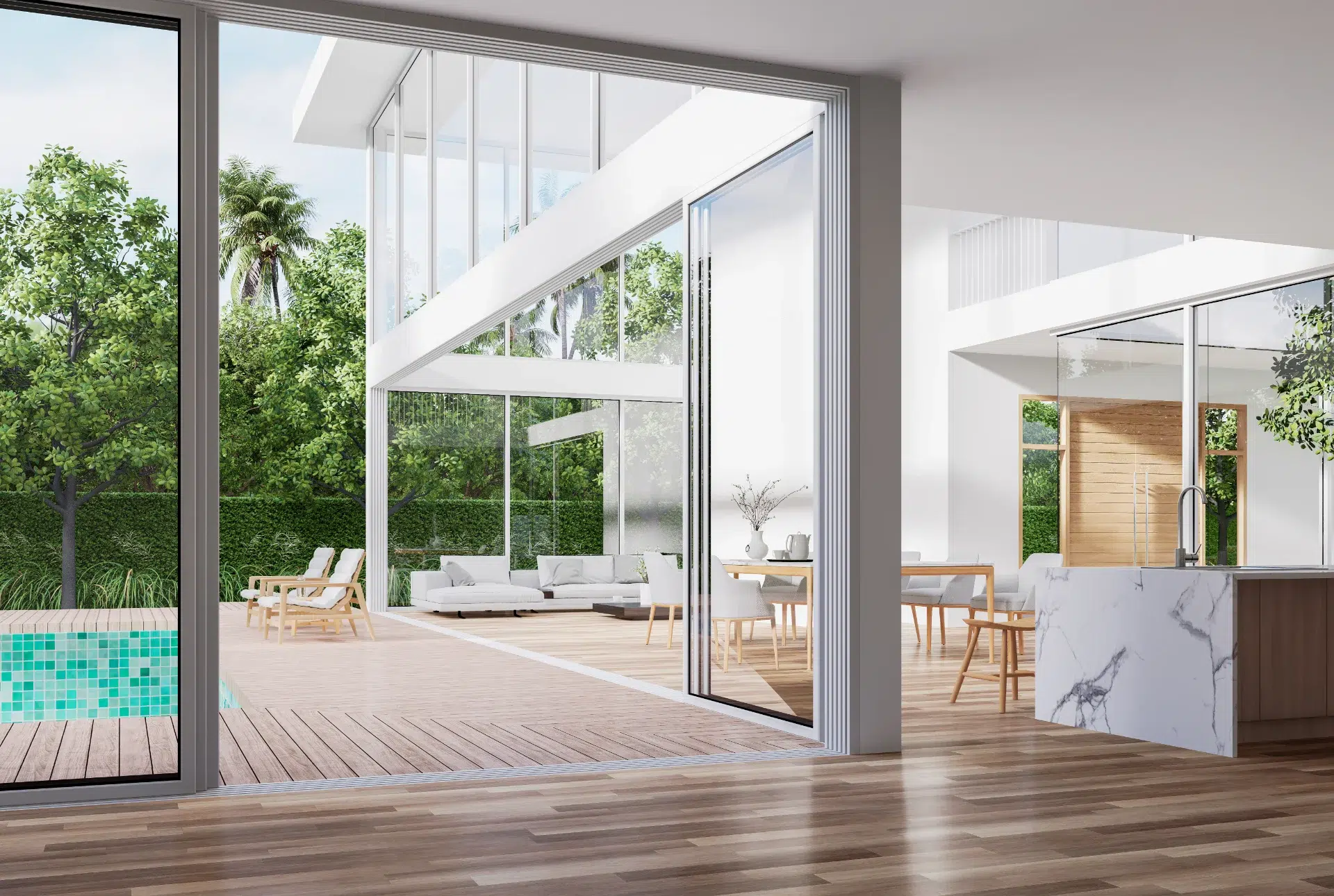 VLX 138 Panoramic Sliding Door in Miami Gardens, FL | TruePane Windows & Doors - detail 1