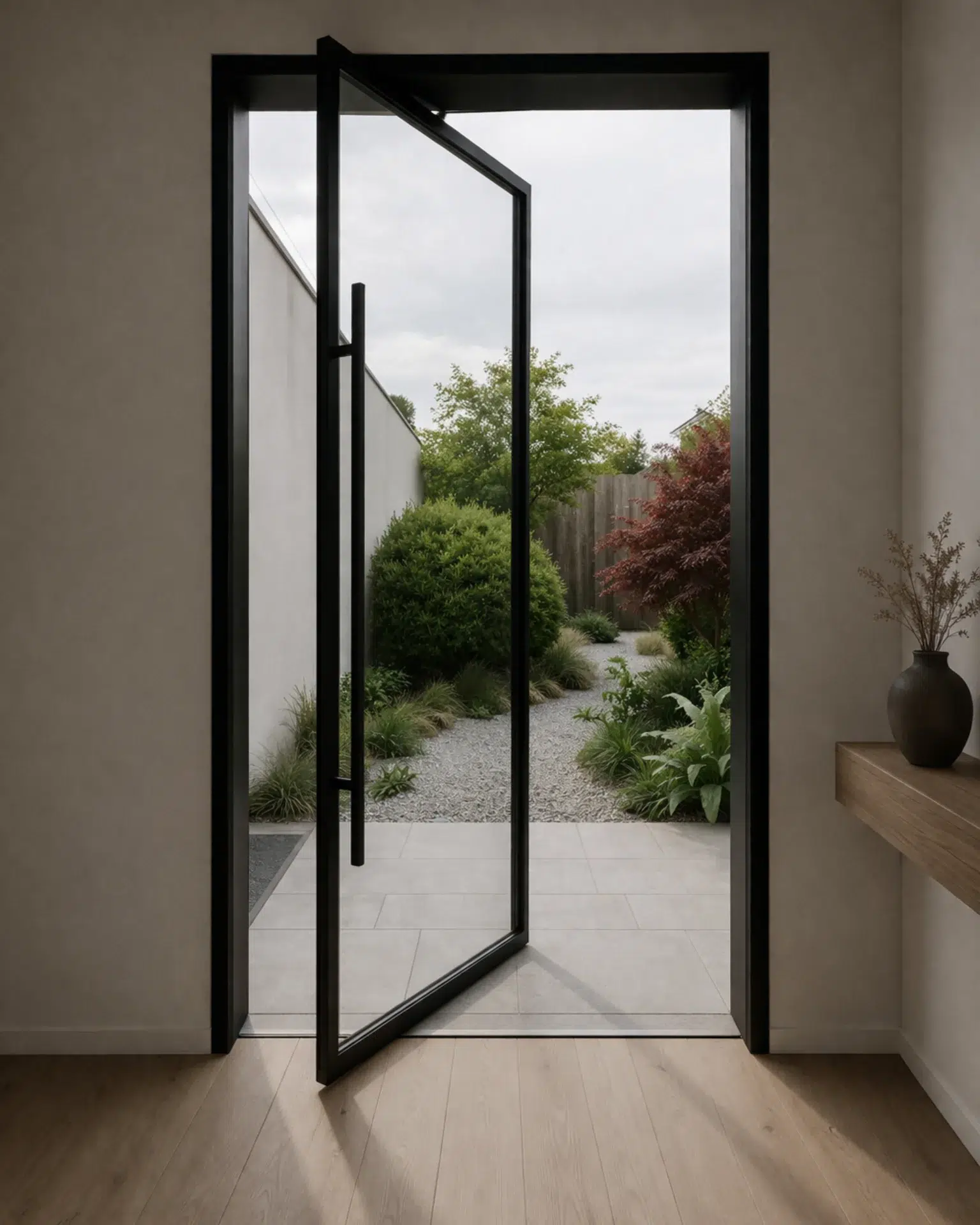 VLX 100 Pivot Door in Miami Gardens, FL | TruePane Windows & Doors - detail 1